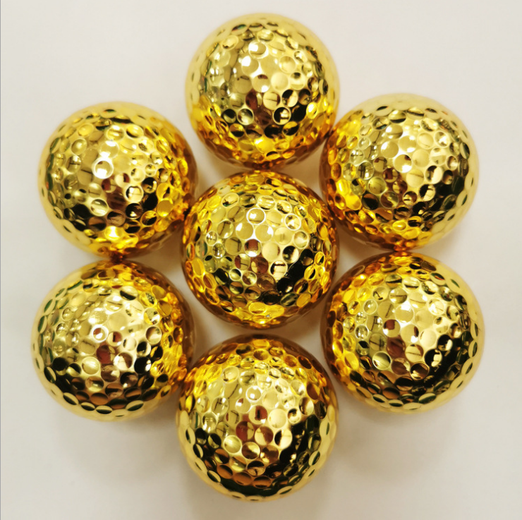 Electroplated golden ball